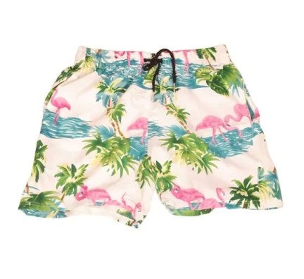 Flamingo Men's Hawaiian Short Assrt