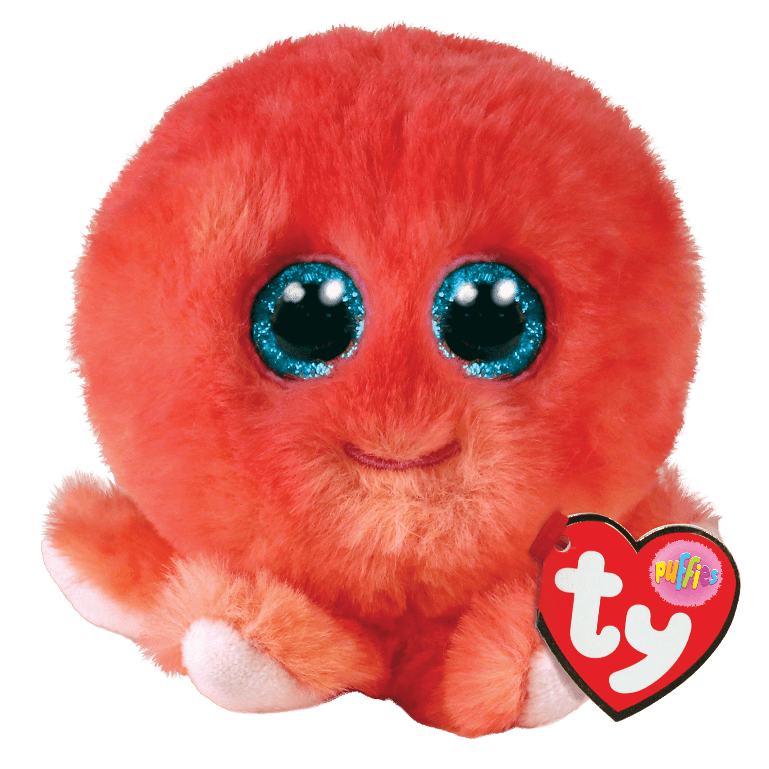 Sheldon Coral Octopus Ty Puffies Collection