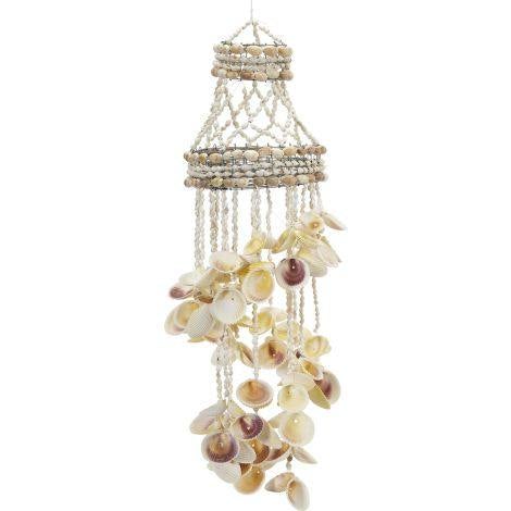 Shell Spiral Chimes 6x19" Assorted
