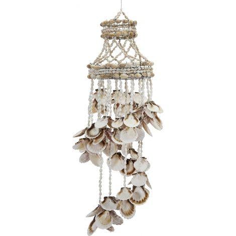 Shell Spiral Chimes 6x19" Assorted