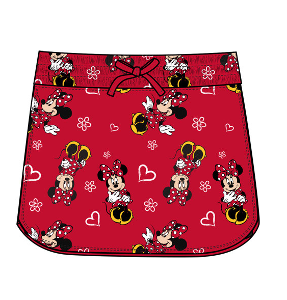 Disney Youth Girls Skort Minnie All over the Print Red