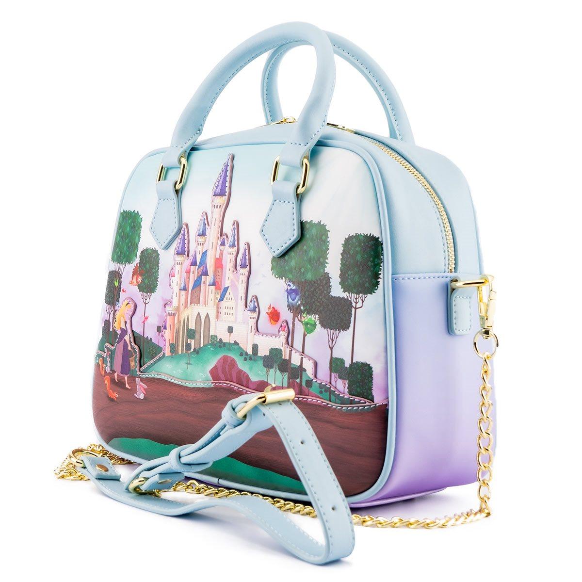 Sleeping Beauty Castle Crossbody Bag