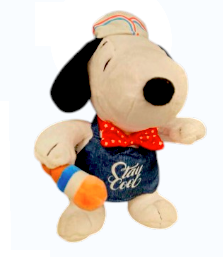 12" Peanuts Patriotic Snoopy Plush