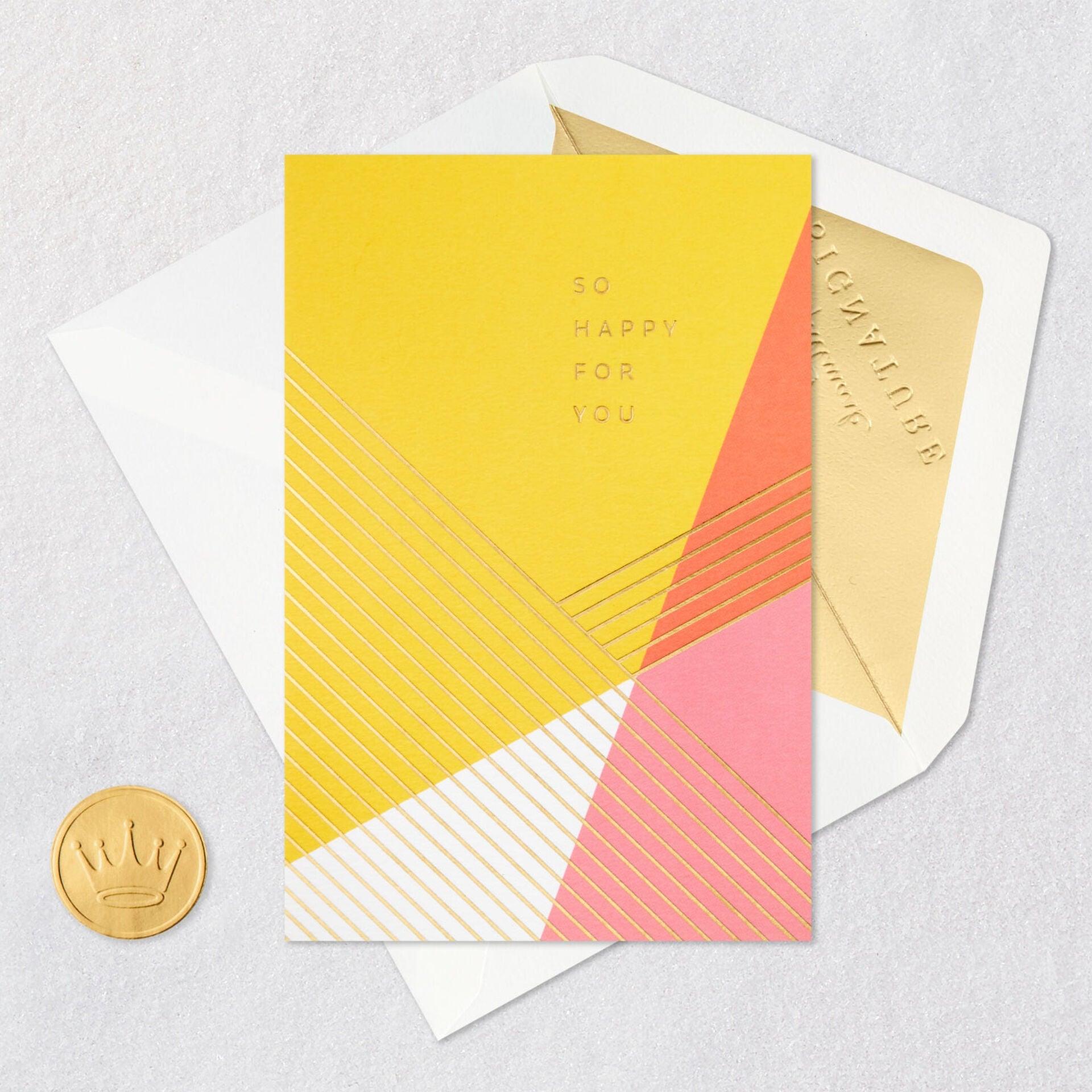 So Happy for You Blank Card