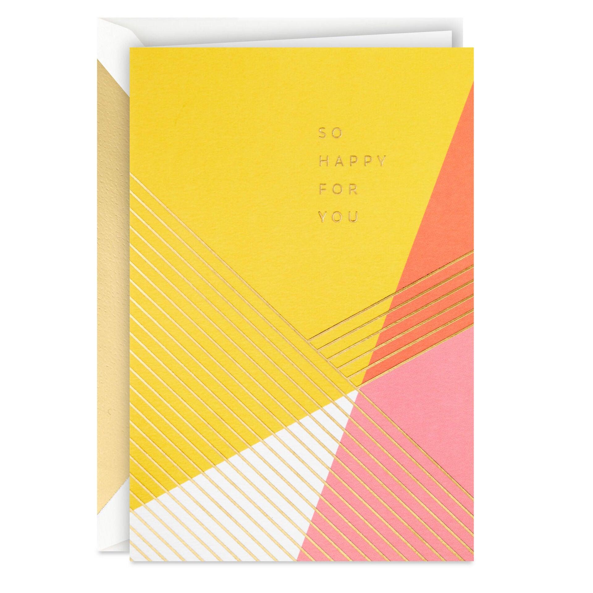 So Happy for You Blank Card