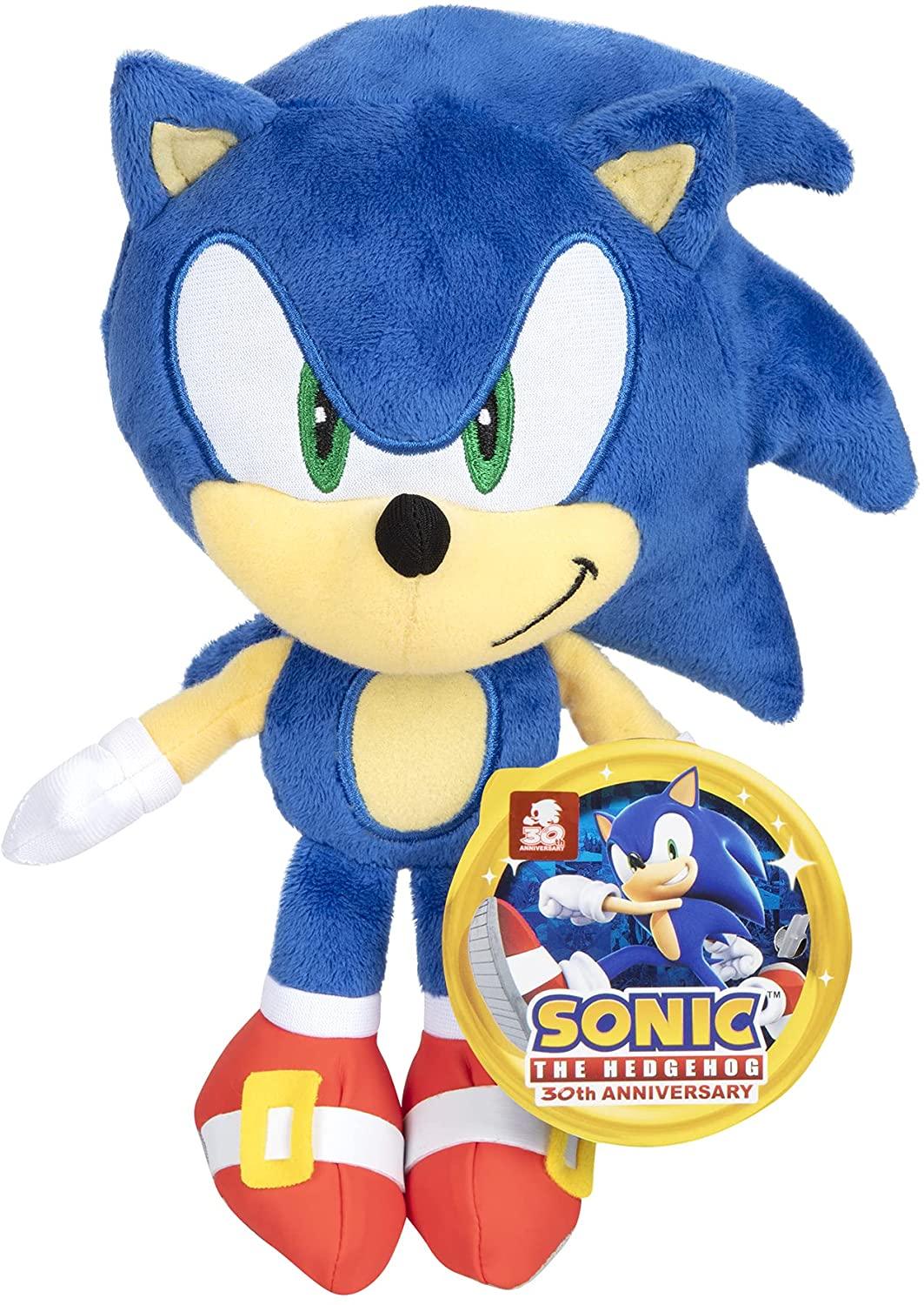 Sonic The Hedgehog Plush 9-Inch Modern Sonic Collectible Toy