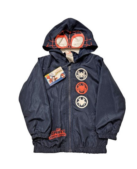 Marvel Spidey Amazing Friends Boys Navy Jacket