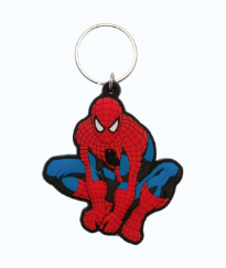 Spiderman Rubber Keychain