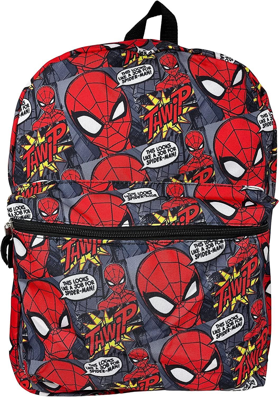Spiderman 16 inches Allover Print Large Backpack