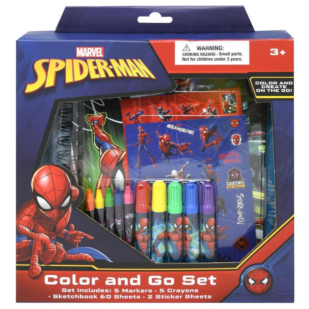 Spiderman Color & Go Set in Box