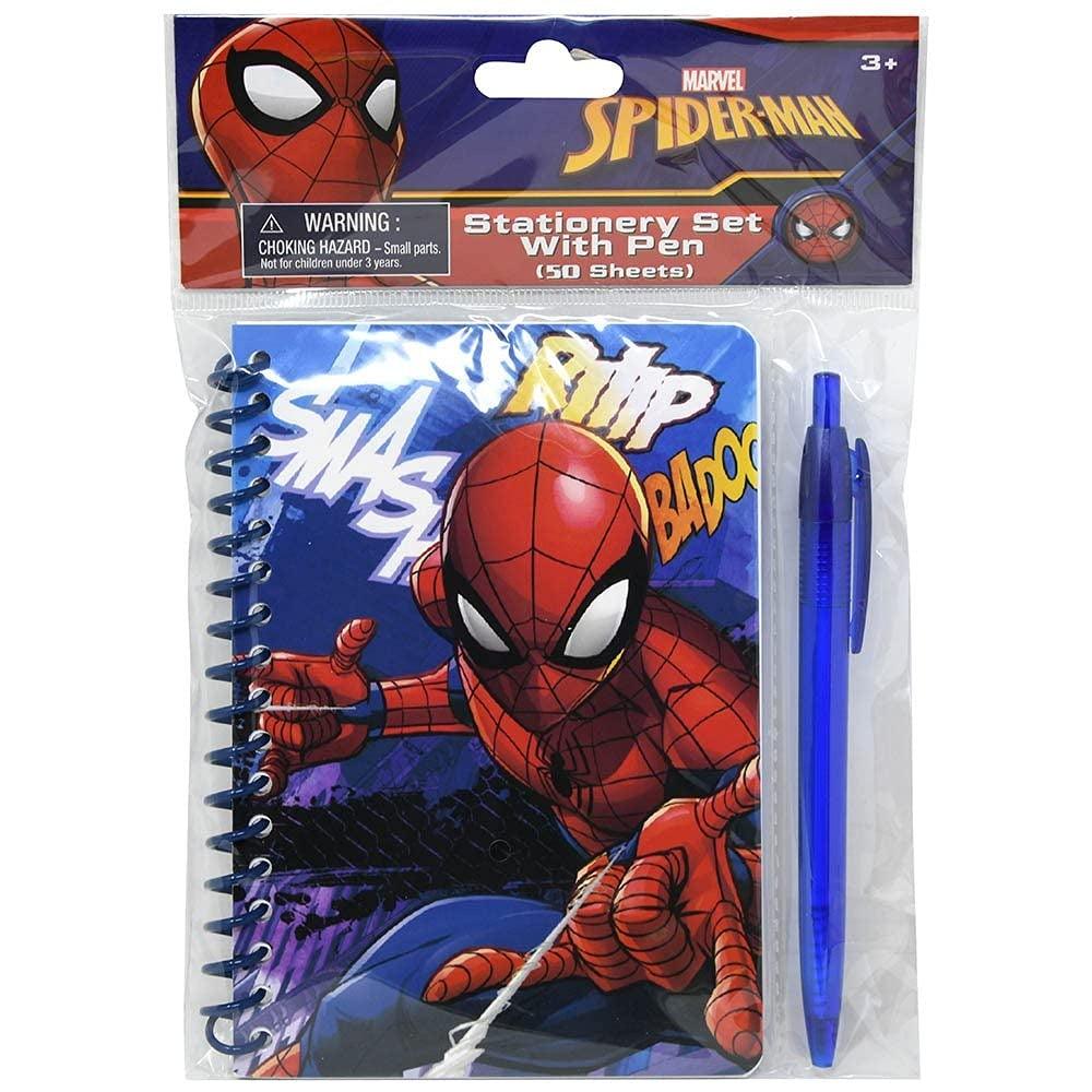 Spiderman "Movie " Spiral Notebook with Pen in Poly