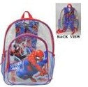 Spiderman Transparent 16" Backpack