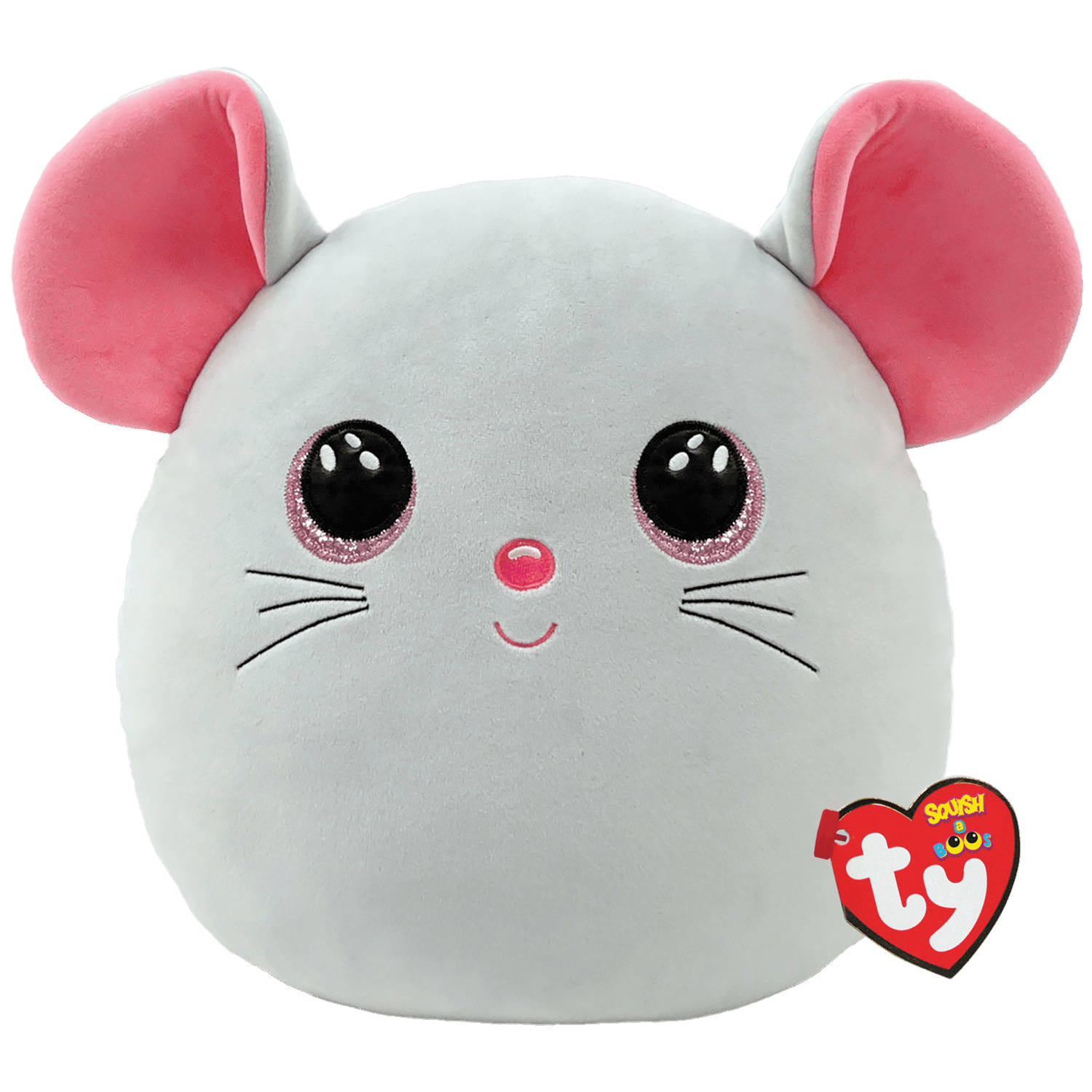Squish-a-Boo Catnip Grey Mouse Large 14"