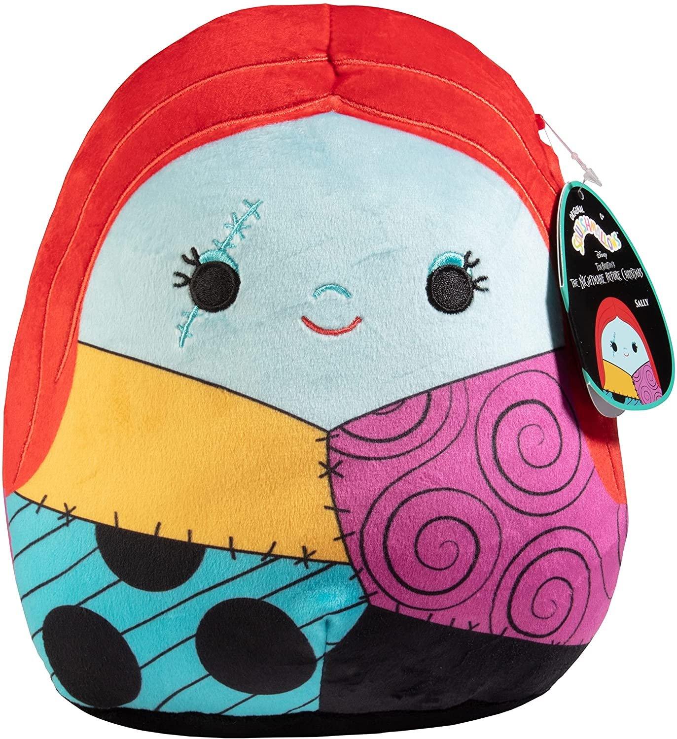 Squishmallow Nightmare Before Christmas Sally- Official Kellytoy Halloween Holiday Plush - Cute and Soft Stuffed Animal Toy - Great Gift for Kids Available in 8" and 12"