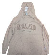 Sand Soft Melange Long Sleeve Hoodie Sweatshirt