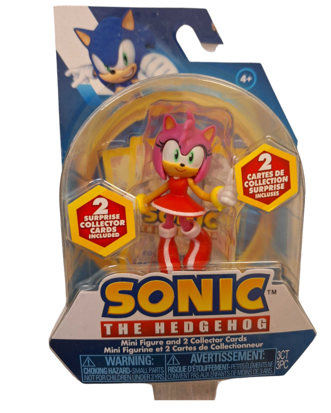 Sonic Mini Figure +2 Collector Cards