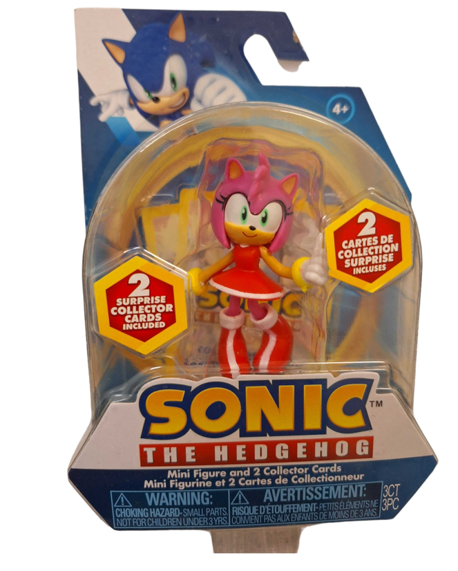 Sonic Mini Figure +2 Collector Cards Sonic Mini Figure +2 Collector Cards