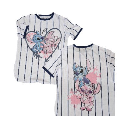 Disney Stitch & Angel Junior Pullover Jersey