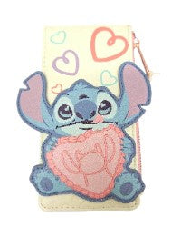Disney Stitch & Angel Be Mine Large Card Holder