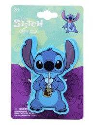 Stitch Character Shaped Hair Claw Clip on Card