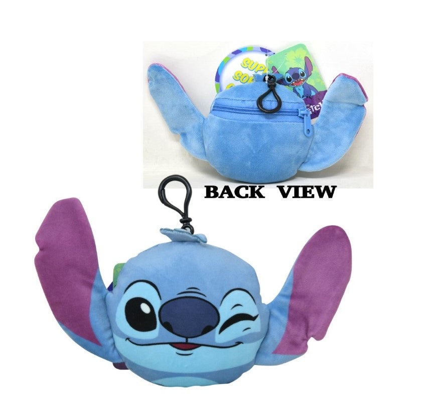 Stitch 6" Plush Head Zipper Pull