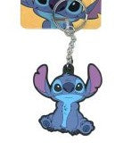 Stitch Lasercut Rubber Bag Clip Keychain
