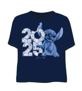 Disney 2025 Stitch Junior Fashion Dark Navy Tee