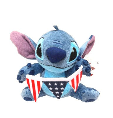 Stitch Patriotic Small Plush 12ct PDQ