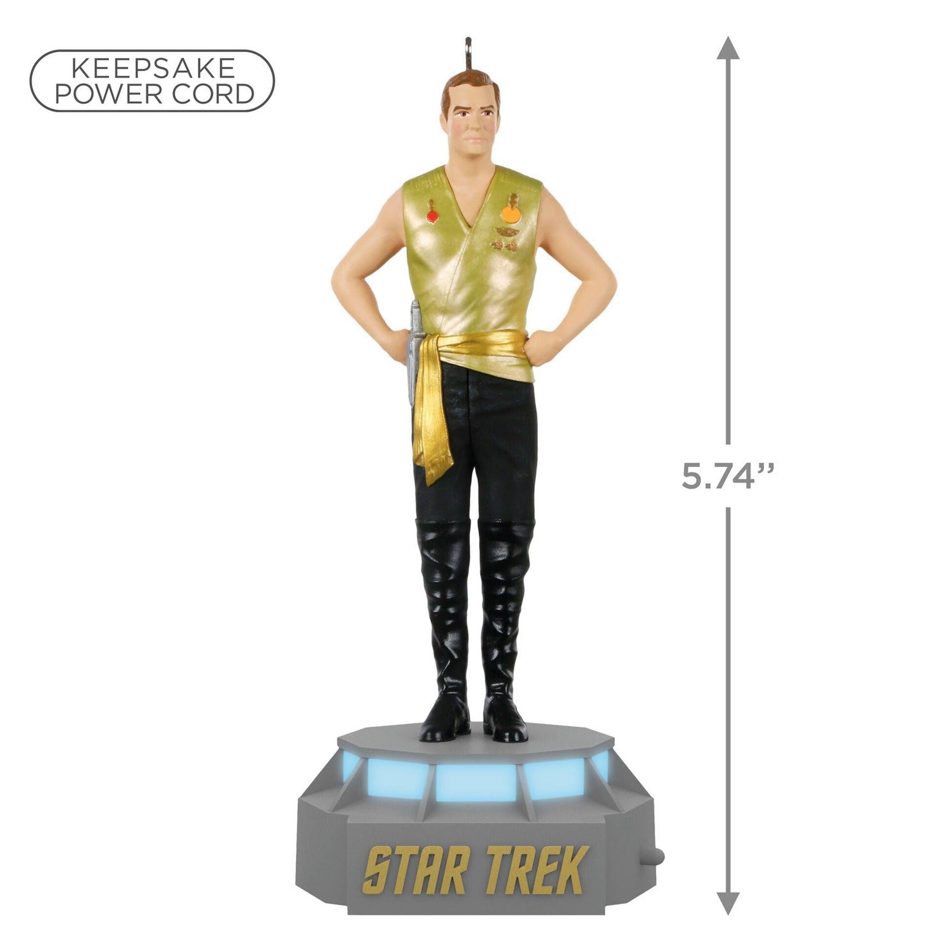 Star Trek™ Mirror, Mirror Collection Captain James T. Kirk Ornament W Light and Sound