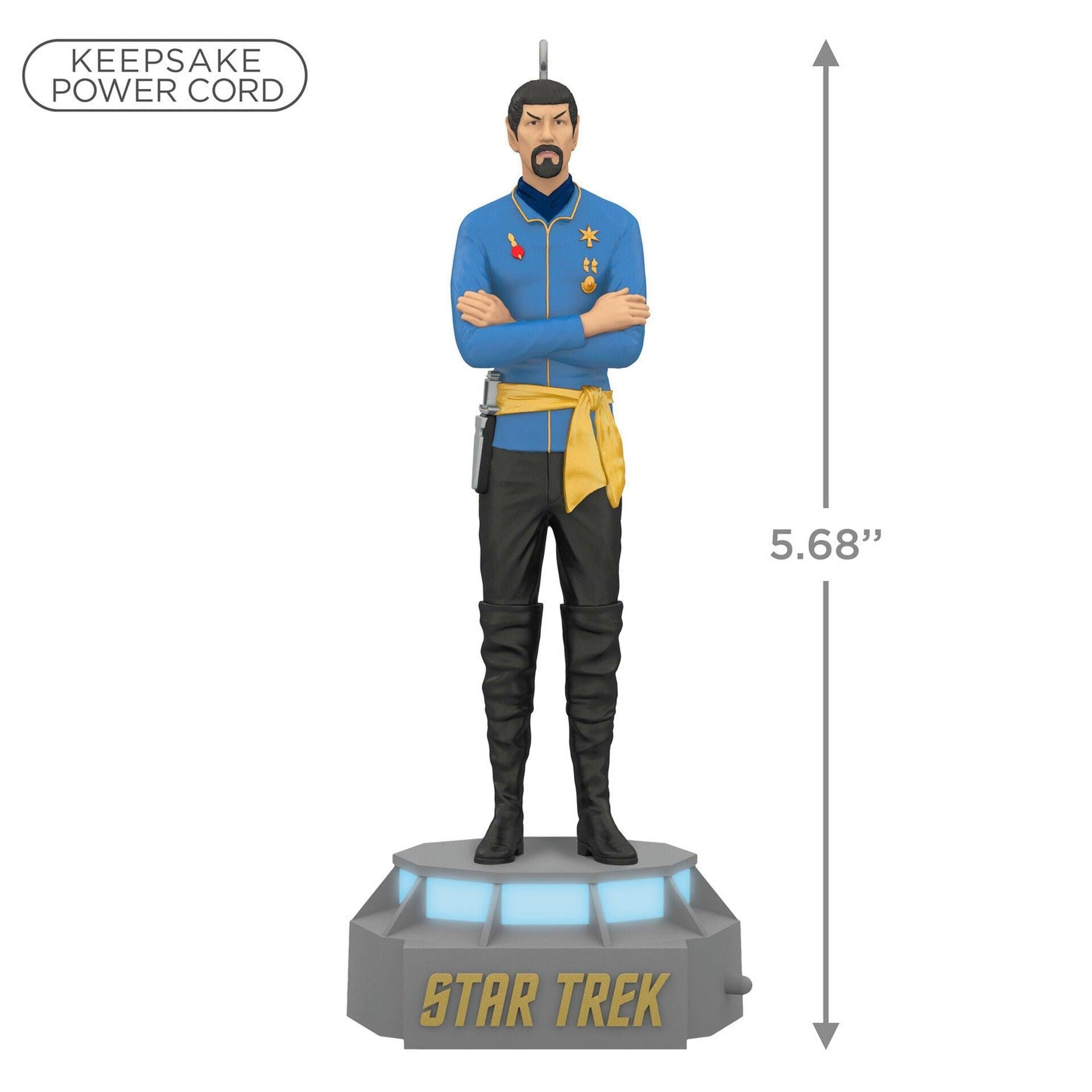 Star Trek™ Mirror, Mirror Collection First Officer Spock Ornament W Light and Sound