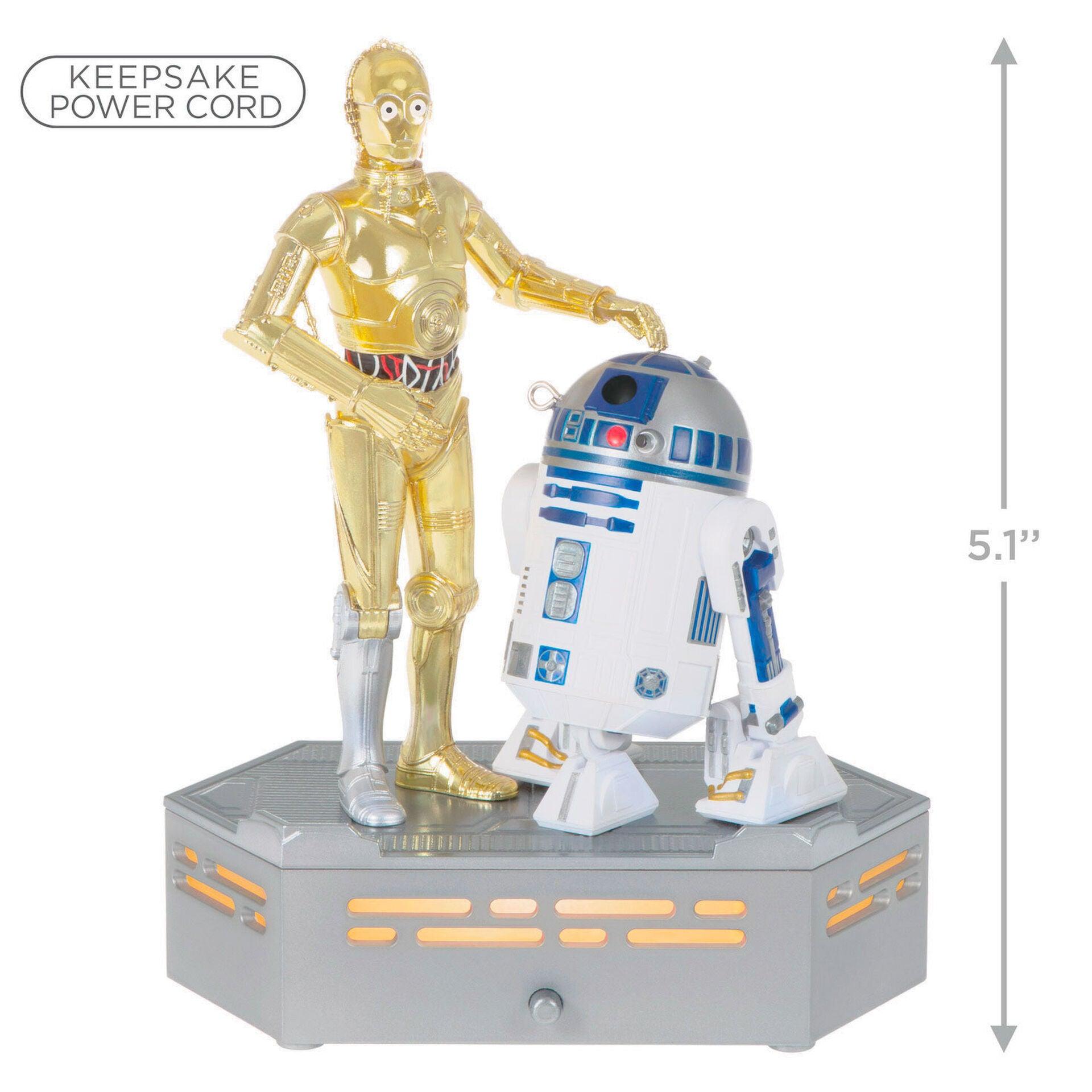 Star Wars: A New Hope™ Collection C-3PO™ and R2-D2™ Ornament W Light and Sound