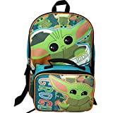 Star Wars "Baby Yoda" 16" Backpack with Lunch Bag