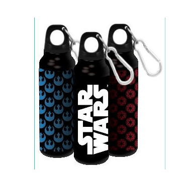 Star Wars Black Aluminum Water Bottle