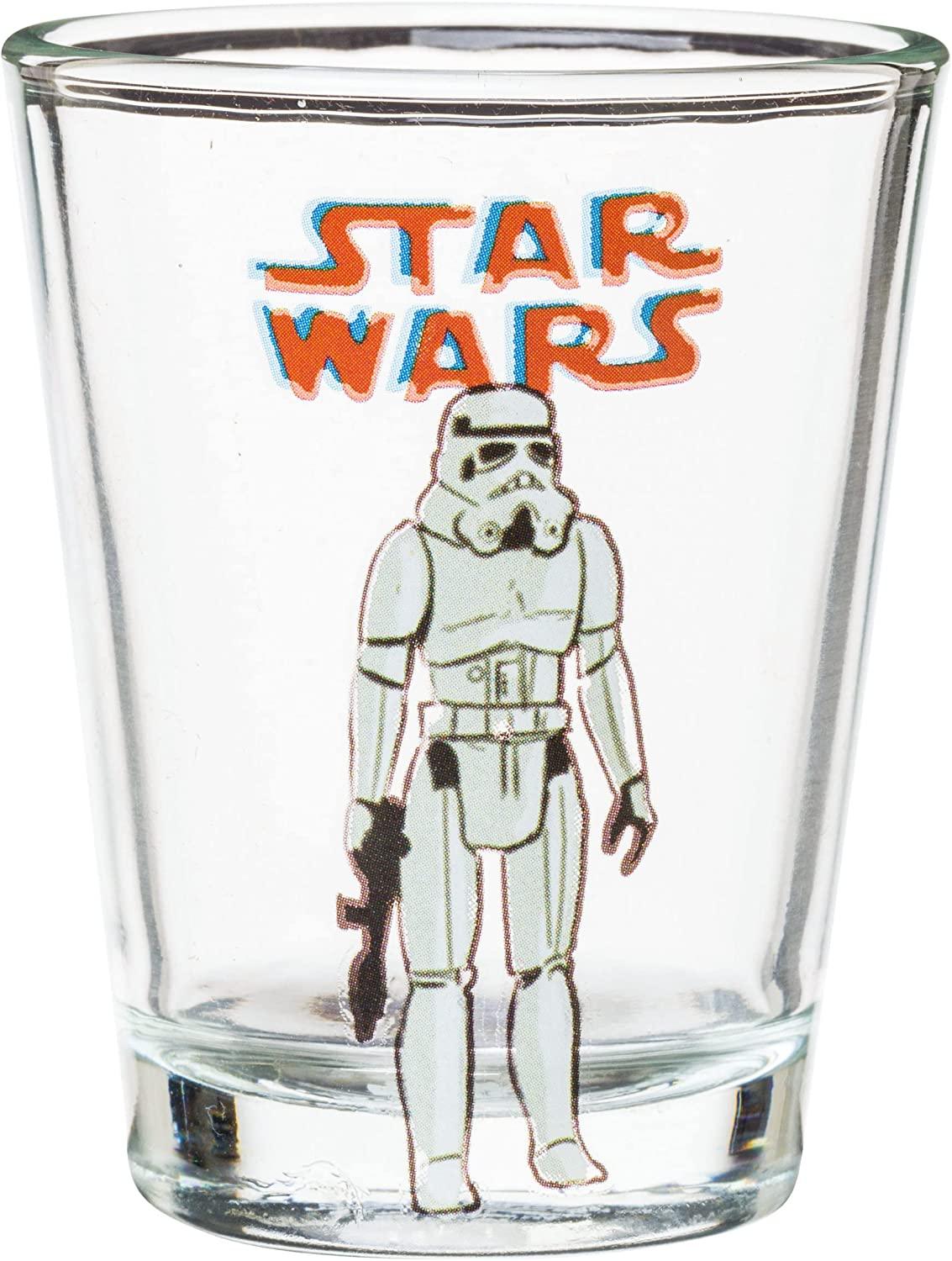 Star Wars Original Trilogy Character Doodles 4-Piece Shot Glass Set