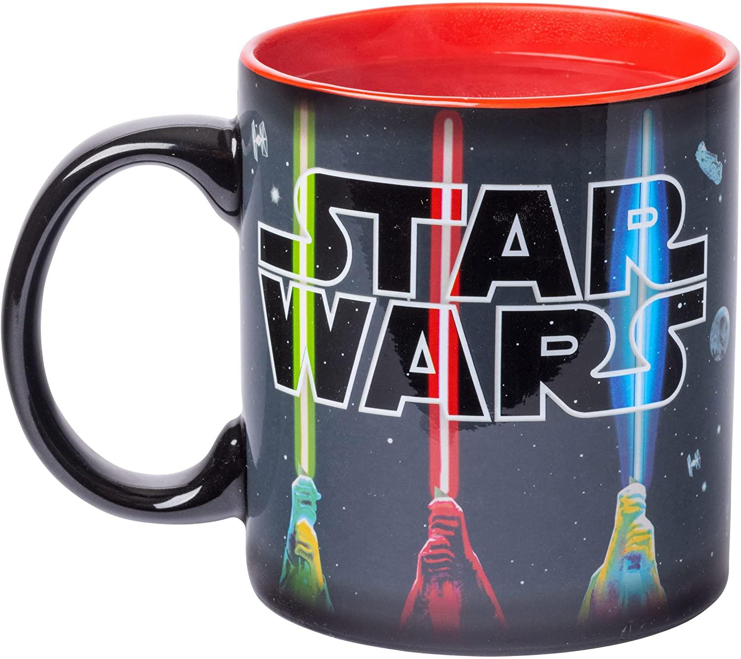 Star Wars Lightsaber Handle Ceramic Mug Holds 20 Ounces