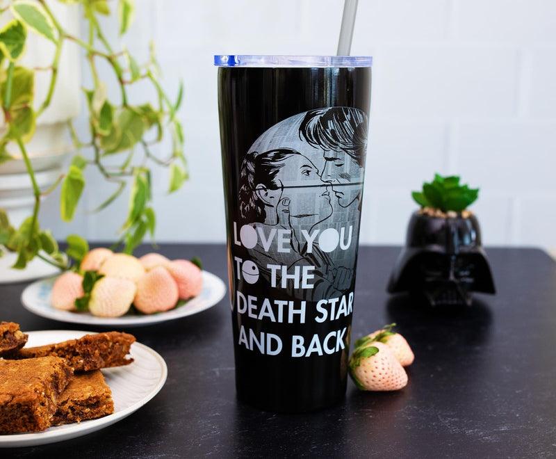Star Wars "Love You to the Death Star" Stainless Steel Tumbler