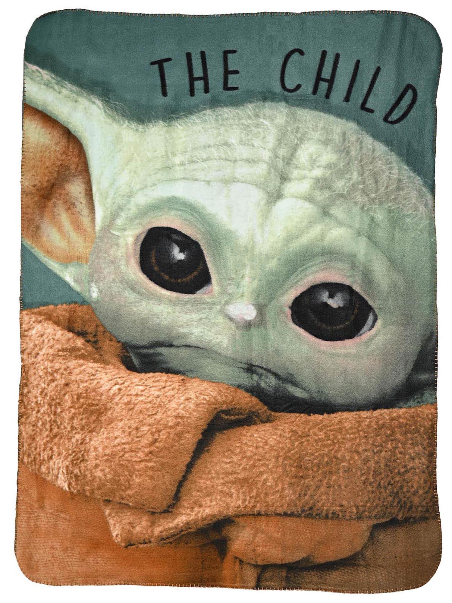 Star Wars "The Child" 45x60" Fleece Throw "The face"