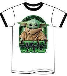 Star Wars "The Child" Ringer Shirt White