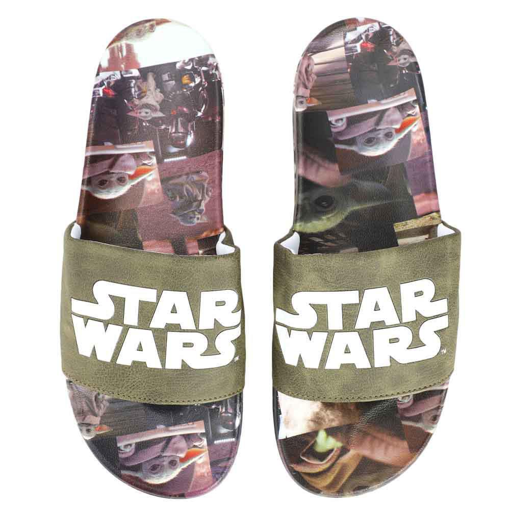 Star Wars The Mandalorian Grogu Athletic Slide Sandals