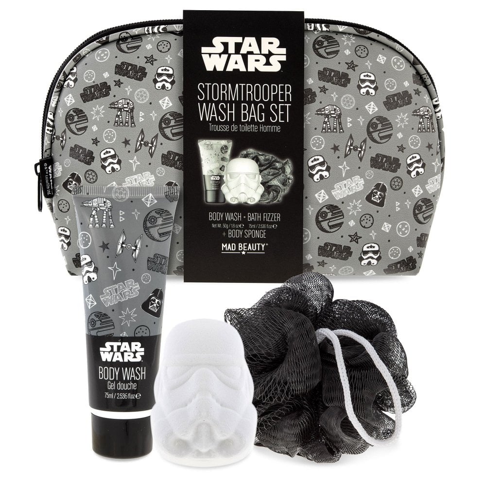 Star Wars Toiletry Bag With Body Wash, Fizzer And Puff