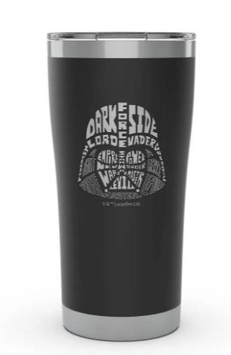 Star Wars™ - Vader Wordle Engraved on Onyx Shadow