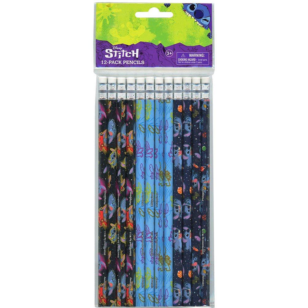 Stitch 12pk Pencil in Poly Bag & Header- 2 PACK