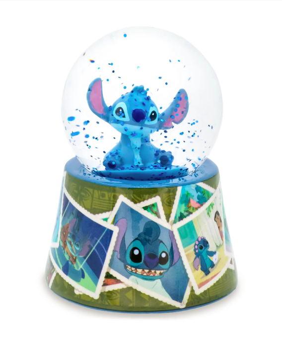 Disney Stitch Mini Light-Up Snow Globe in Box