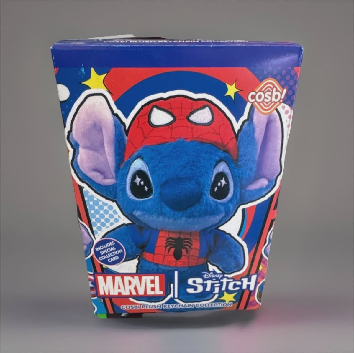 Marvel Stitch Cosbi Plush Keychain Blind Box 1Pc