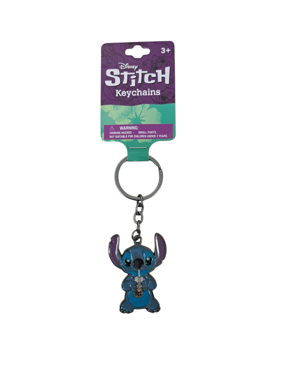 Stitch Metal Key Chain on Header Card