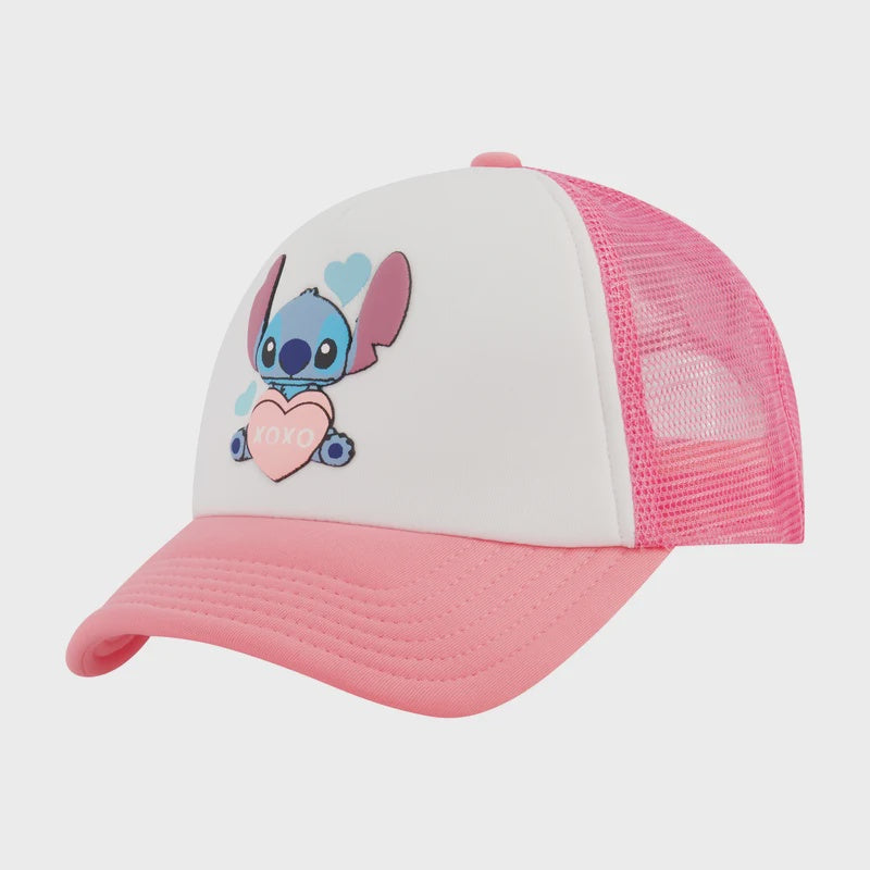 Stitch Adult Cotton Baseball Cap with Curved Brim