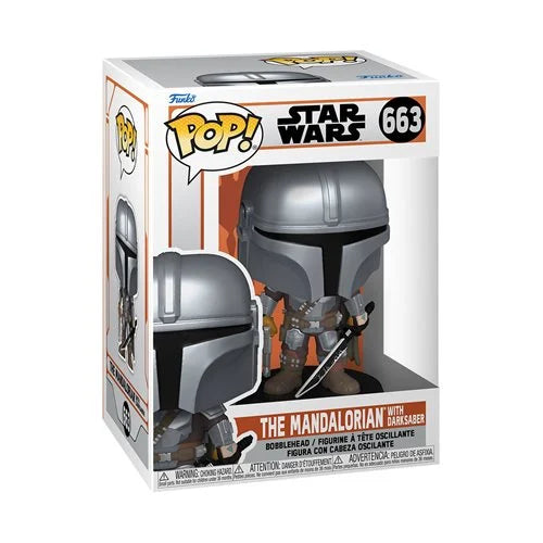 Star Wars: The Mandalorian with Darksaber Funko Pop! Vinyl Figure