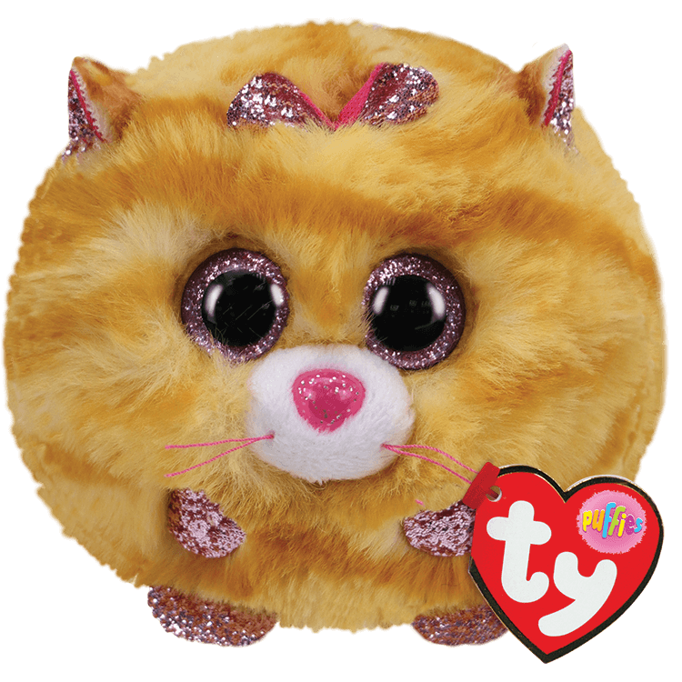 Tabitha Yellow Cat Ty Puffies Collection