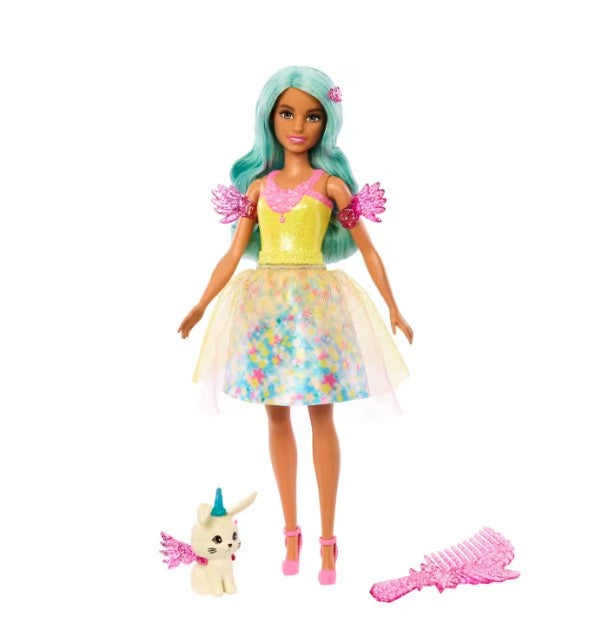 Barbie A Touch Of Magic Doll, Teresa w/ Fantasy Outfit, Pet & Accessories