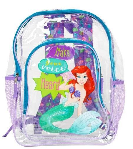 The Little Mermaid Transparent 16" Backpack